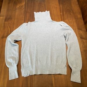 Ann Taylor turtle neck sweater size small.  Grey & Great condition